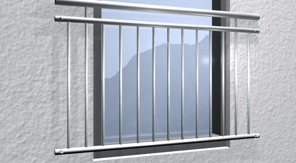 Französischer Balkon Edelstahl